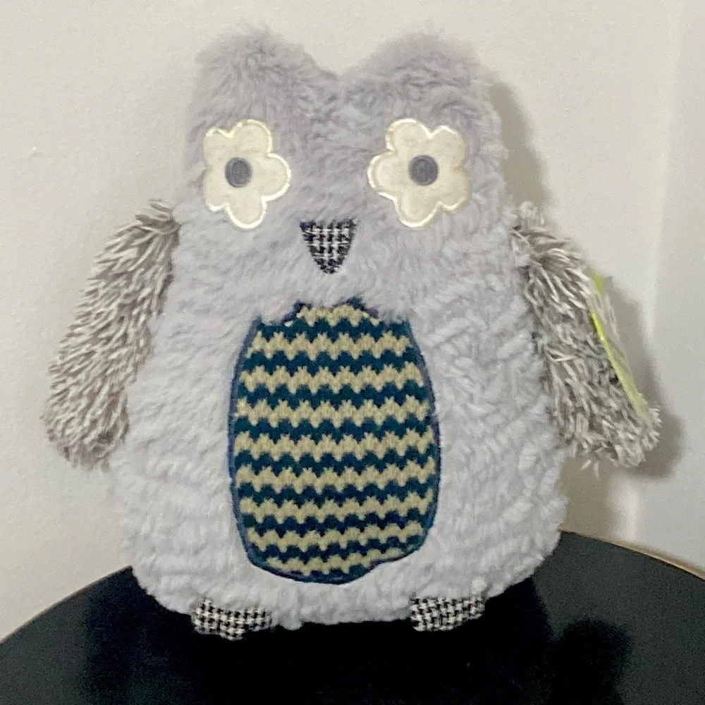 Vintage Pier 1 Imports Chloe and Baby Roxie Plush Owl Animals Lot